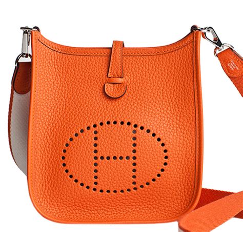 hermes orange evelyne|hermes evelyne bag cost.